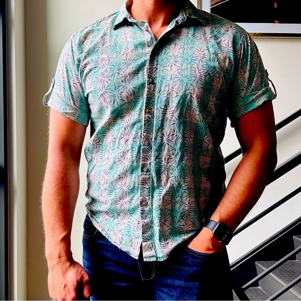 SCOTCH & SODA Grass Button Up Shirt